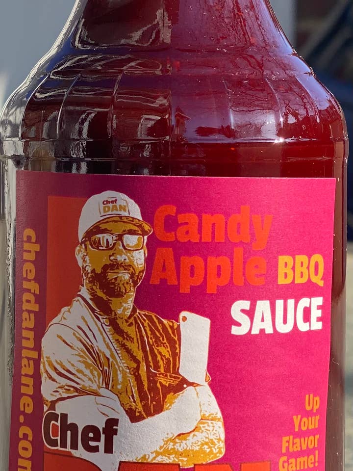Candy Apple BBQ for wholesale by Chef Dan’s Sauces Spices