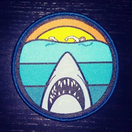 GOBLINHAUS - Wholesale Patch - Patch - Great White Shark Attack0