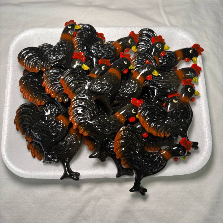 Aimant de cuisine Coq noir pour la vente par Magnets Market