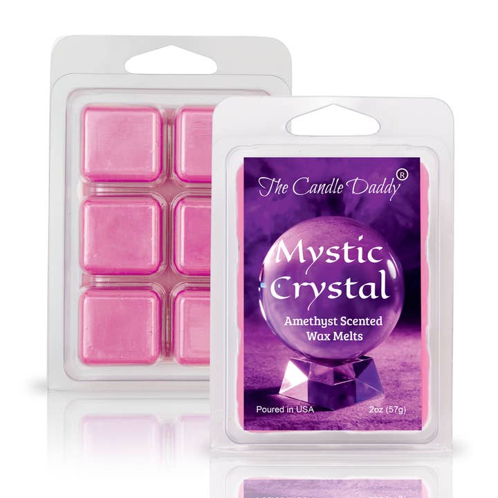 The Candle Daddy - Wholesale Wax Melt - MYSTIC CRYSTAL - AMETHYST CRYSTAL SCENTED WAX MELT