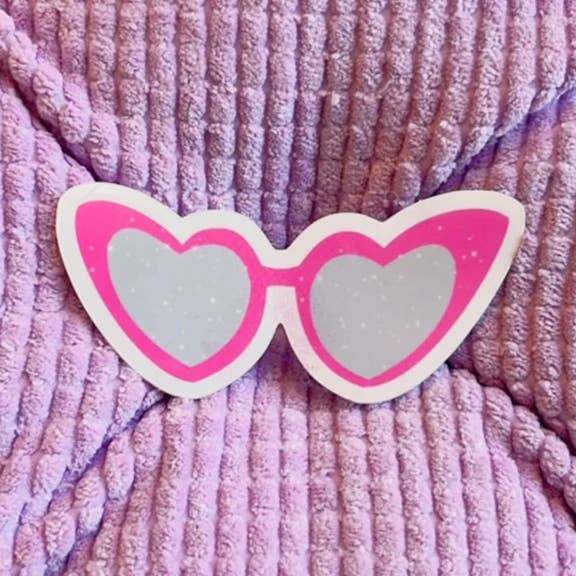 Prosecco Rose Boutique - Wholesale Sticker - Pink Sunglasses Sticker (Glossy)0