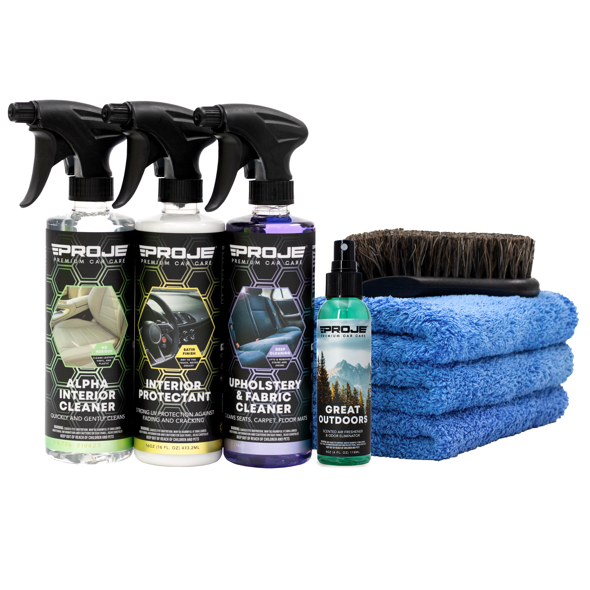 Proje Products - Wholesale Automotive Cleaning Products - Interior Detailing Kit - Ocean Breeze11