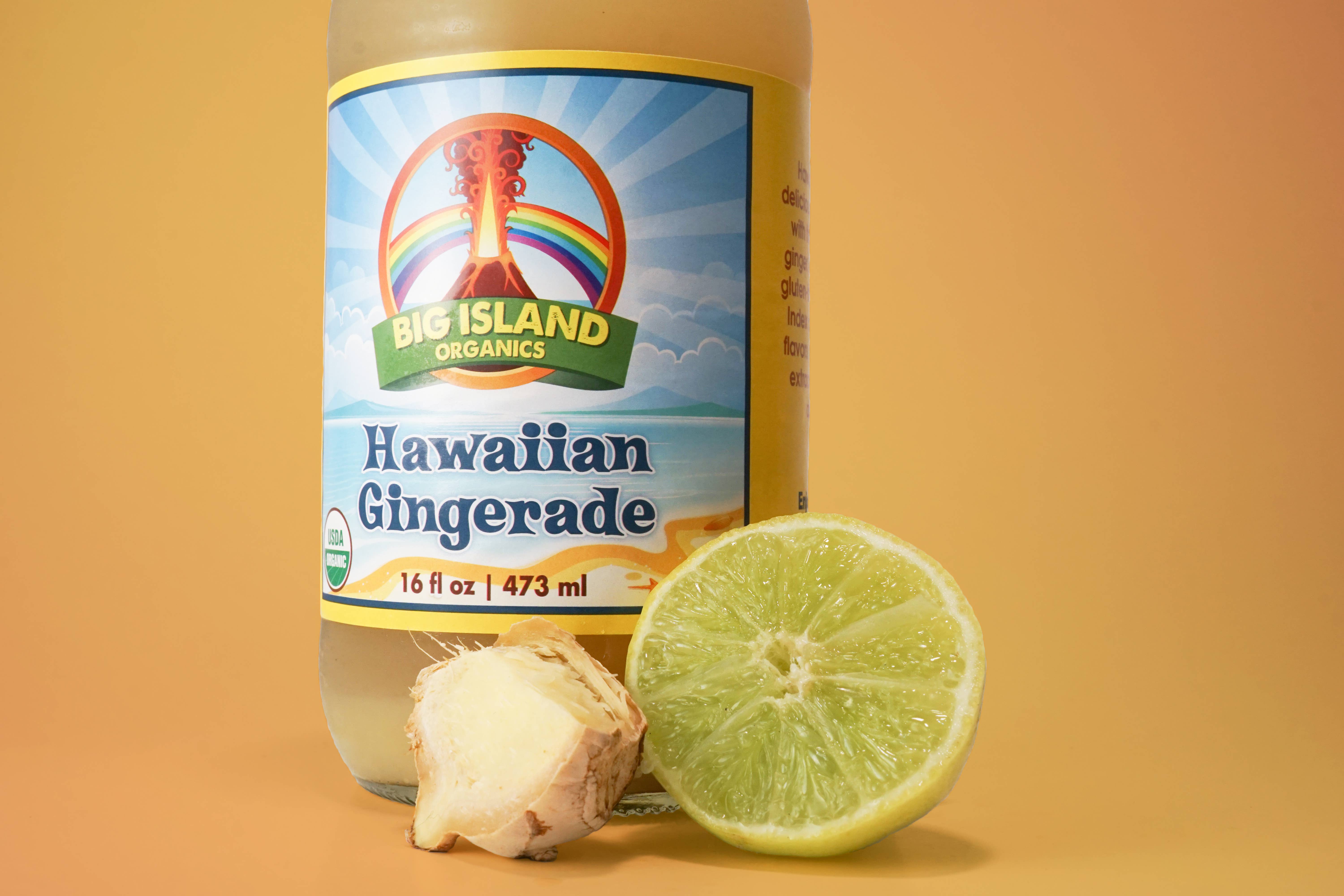 Big Island Organics - Wholesale Soda/Carbonated Drink - Hawaiian Gingerade - 16oz 10-pack4