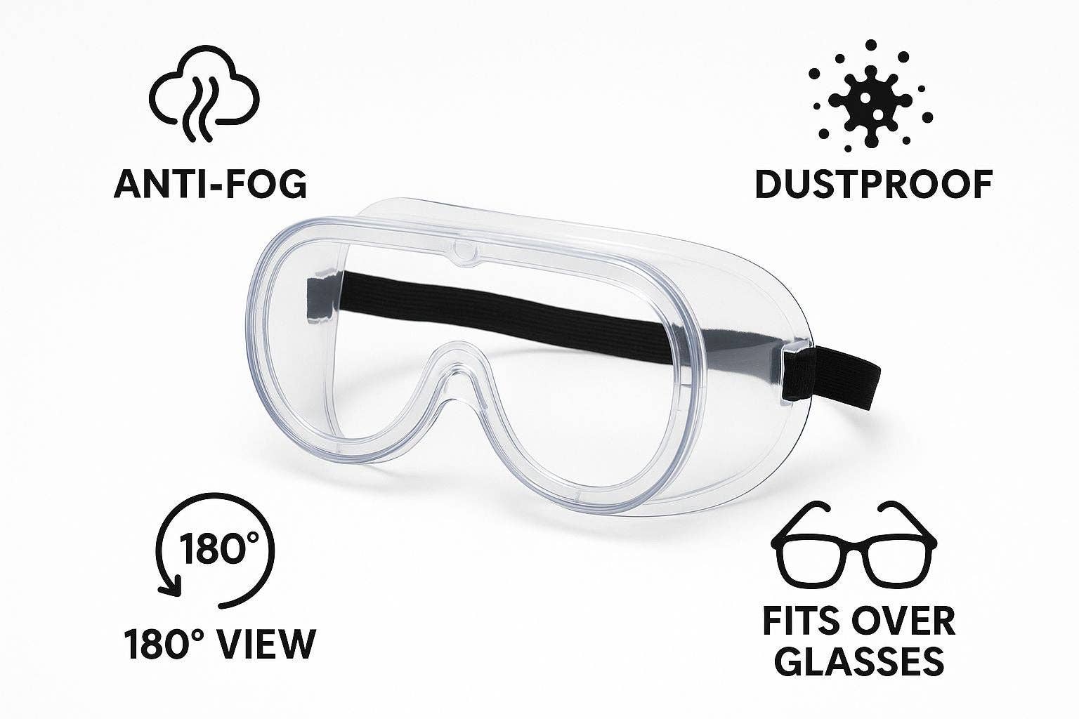 Krediz - Wholesale  - All Purpose Safety Goggles – Anti-Fog, Dustproof, Full Eye Protection14