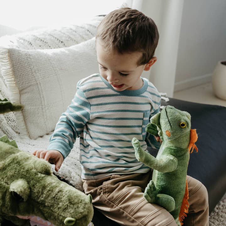 The Petting Zoo - Wholesale Stuffed/Plush Toy - Kids & Baby - 18" (45cm) Wild Onez Iguana Reptile3