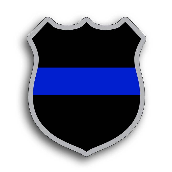 Emblem Blue Line USA-Aufkleber für den Großhandel von Real Sticky