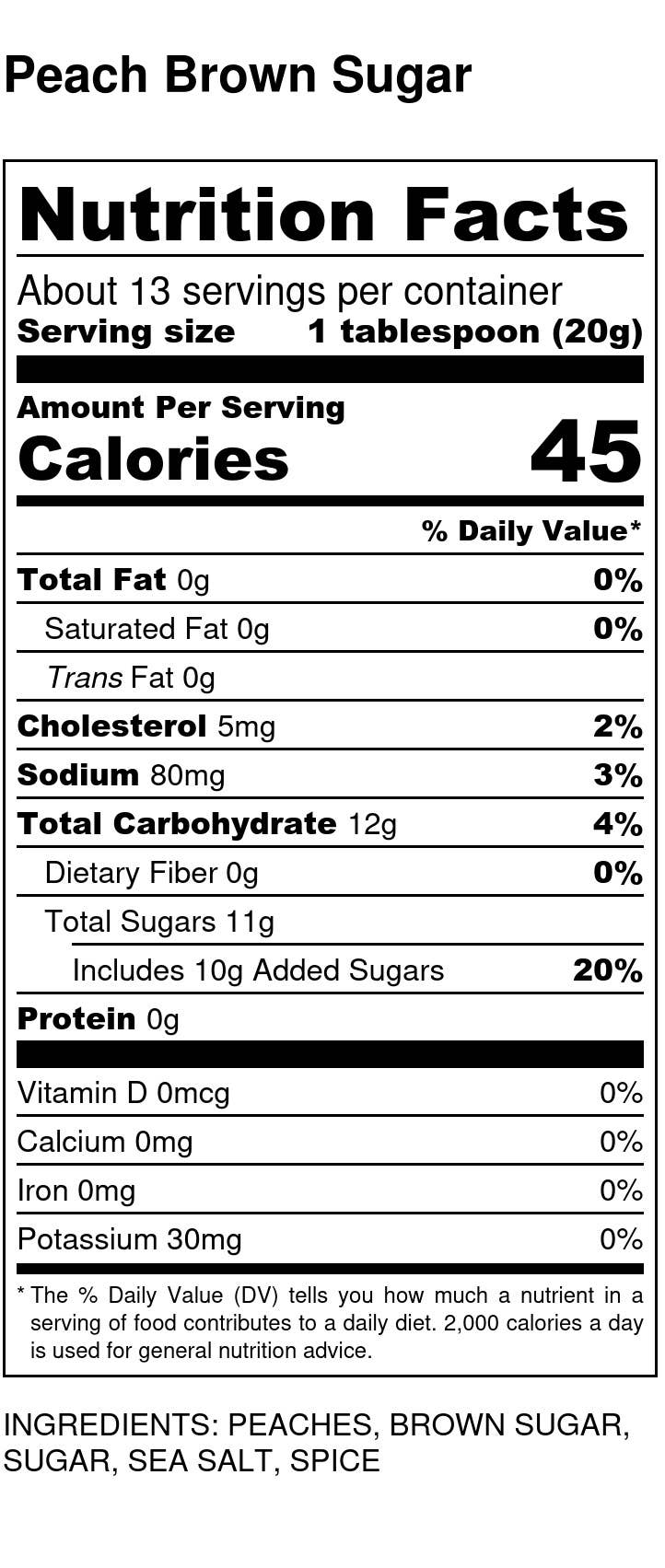 Cellar Door Preserves - Wholesale Jam/Jelly - Peach Jam with Brown Sugar6