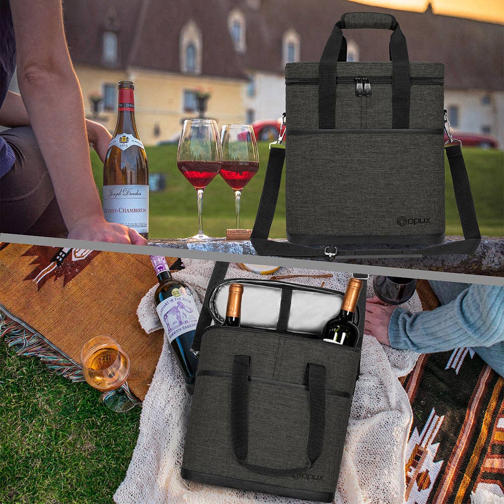 OPUX - Wholesale Wine Tote - 3 Bottle Wine Carrier Bag7