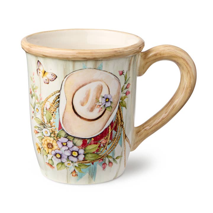 Certified International - Wholesale Coffee Mug - Rosewood Ranch Mug 14 oz. 4 asst. 14 oz