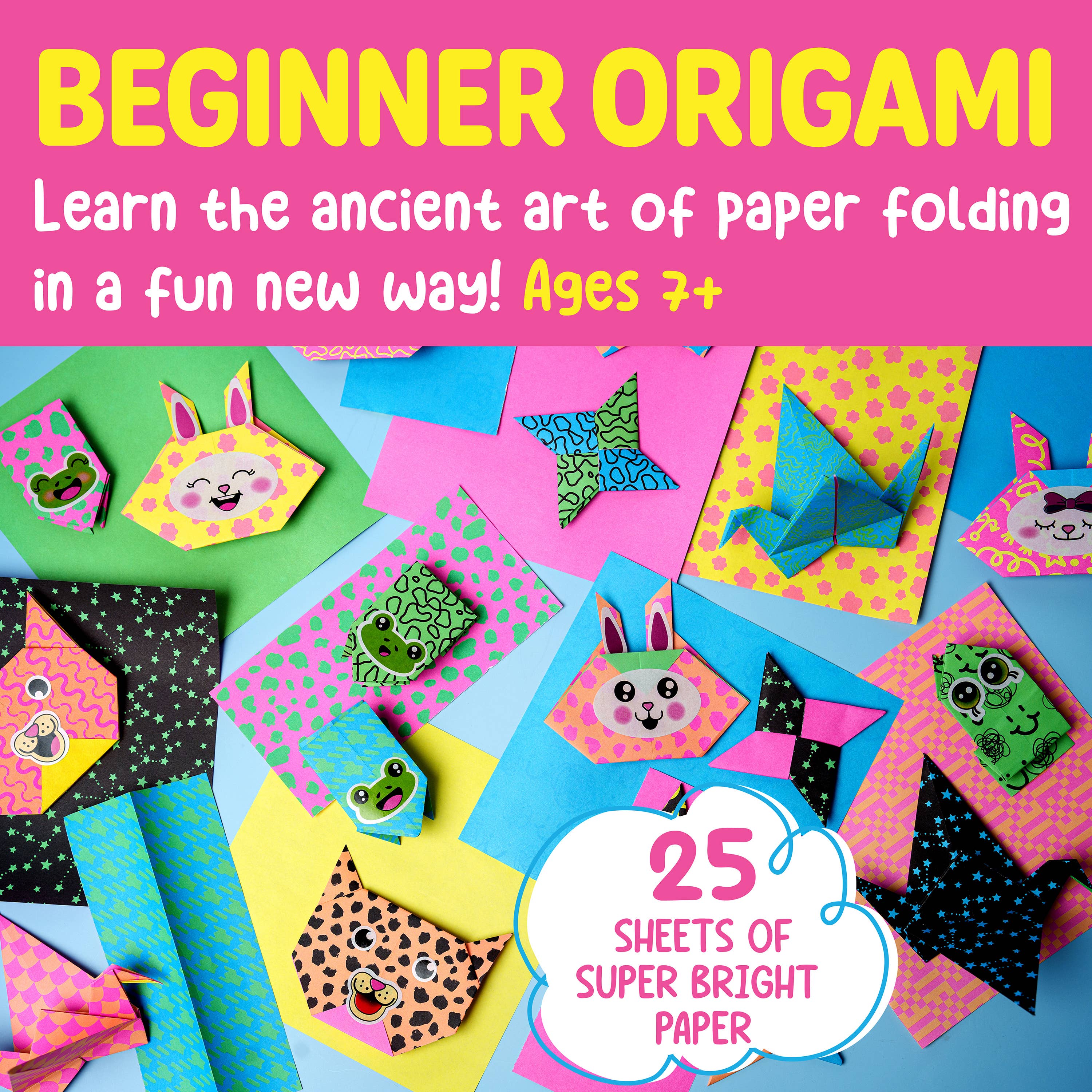 Faber-Castell / Creativity for Kids - Wholesale DIY Craft Kit - Kids - Neon Origami Mini Kit - DIY Craft for Kids7
