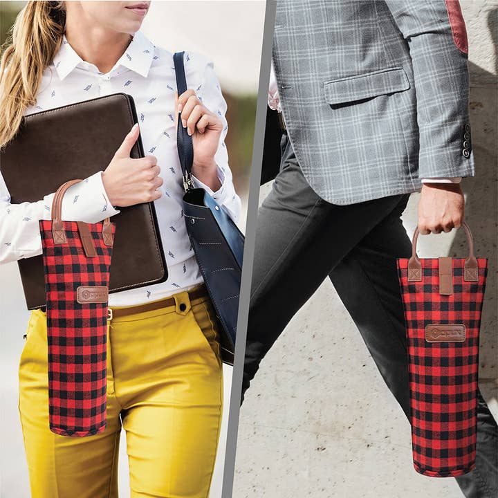 OPUX - Wholesale Wine tote - 1 Bottle Classic Wine Carrier Bag54