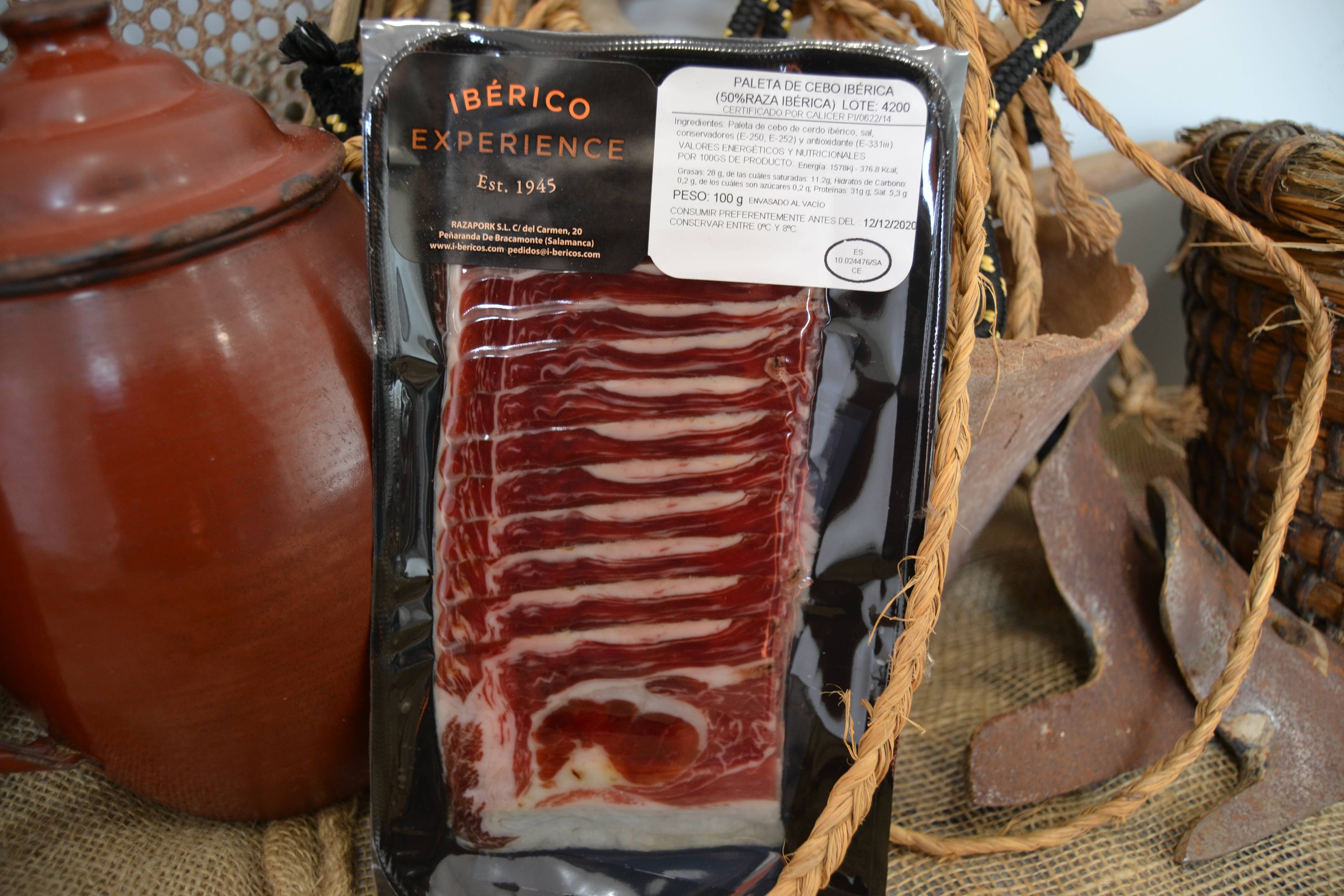 IBERICO EXPERIENCE - Vente Porc - Épaule de jambon ibérique 100 % nourrie aux glands, 100 g2