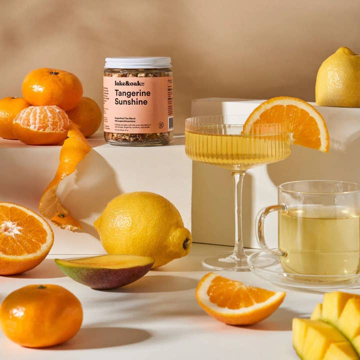 Tangerine Sunshine - Superfood Tea Blend for wholesale by Lake & Oak Tea Co.