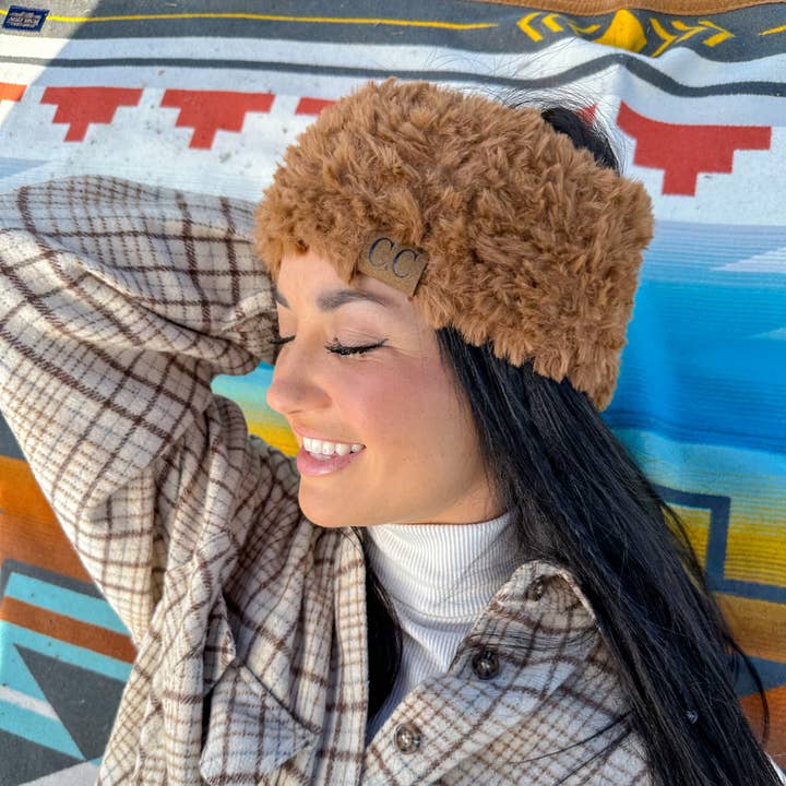 C.C Beanie - Wholesale Fashion Headband - Women's - Faux Fur Women's Fashion Headband