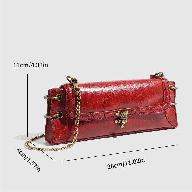 Dipped Shop - Wholesale Schoudertas - Dames - Vintage Schoudertas met Kettingriem DP225F6995