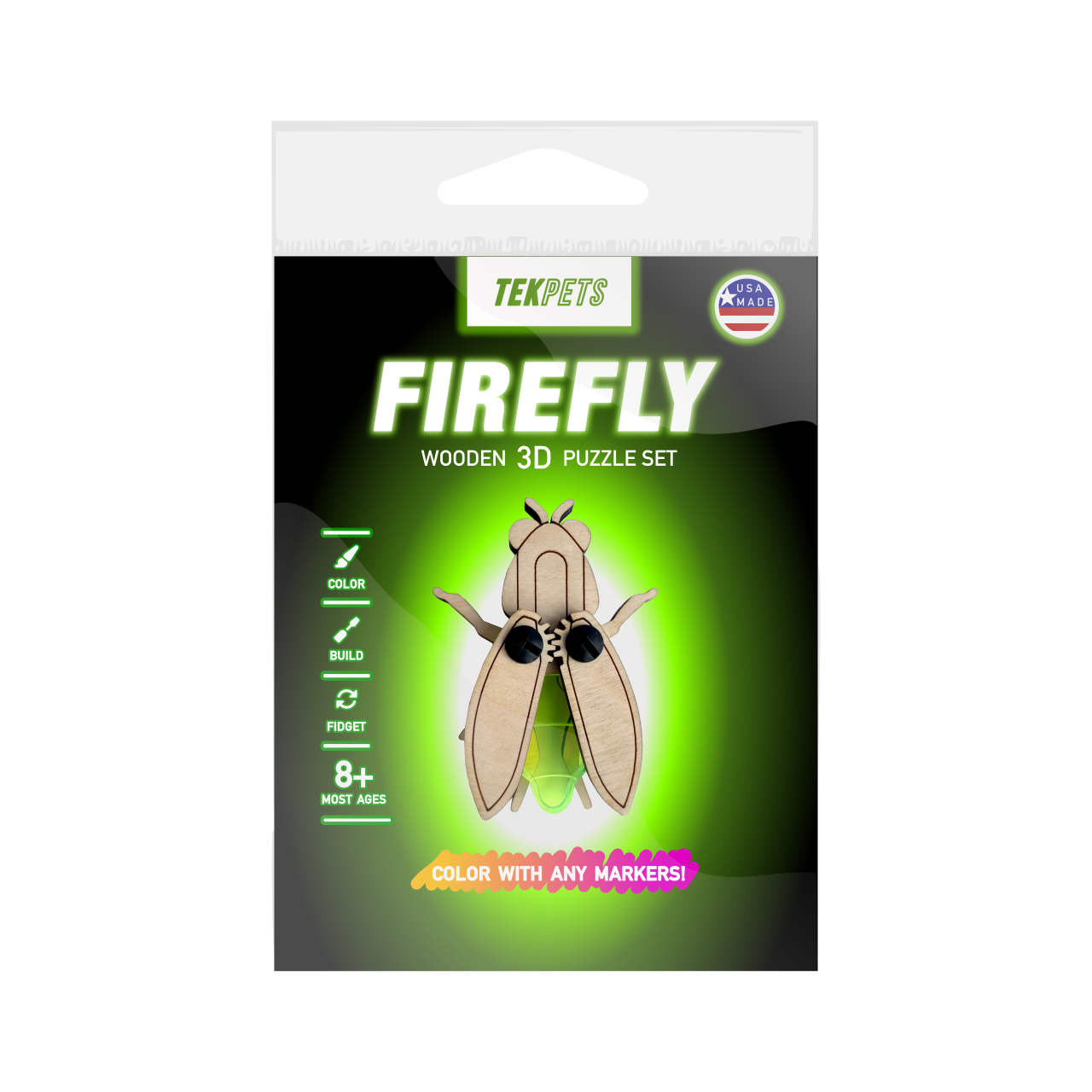 Zootility - Wholesale Puzzle - Kids - Insect TekPets - Wood DIY Puzzle STEM Toy1