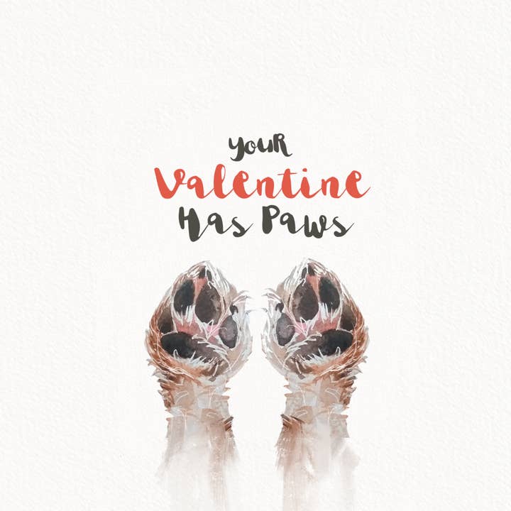 Your Valentine Has Paws - VL01 for wholesale by Jo Scott Art