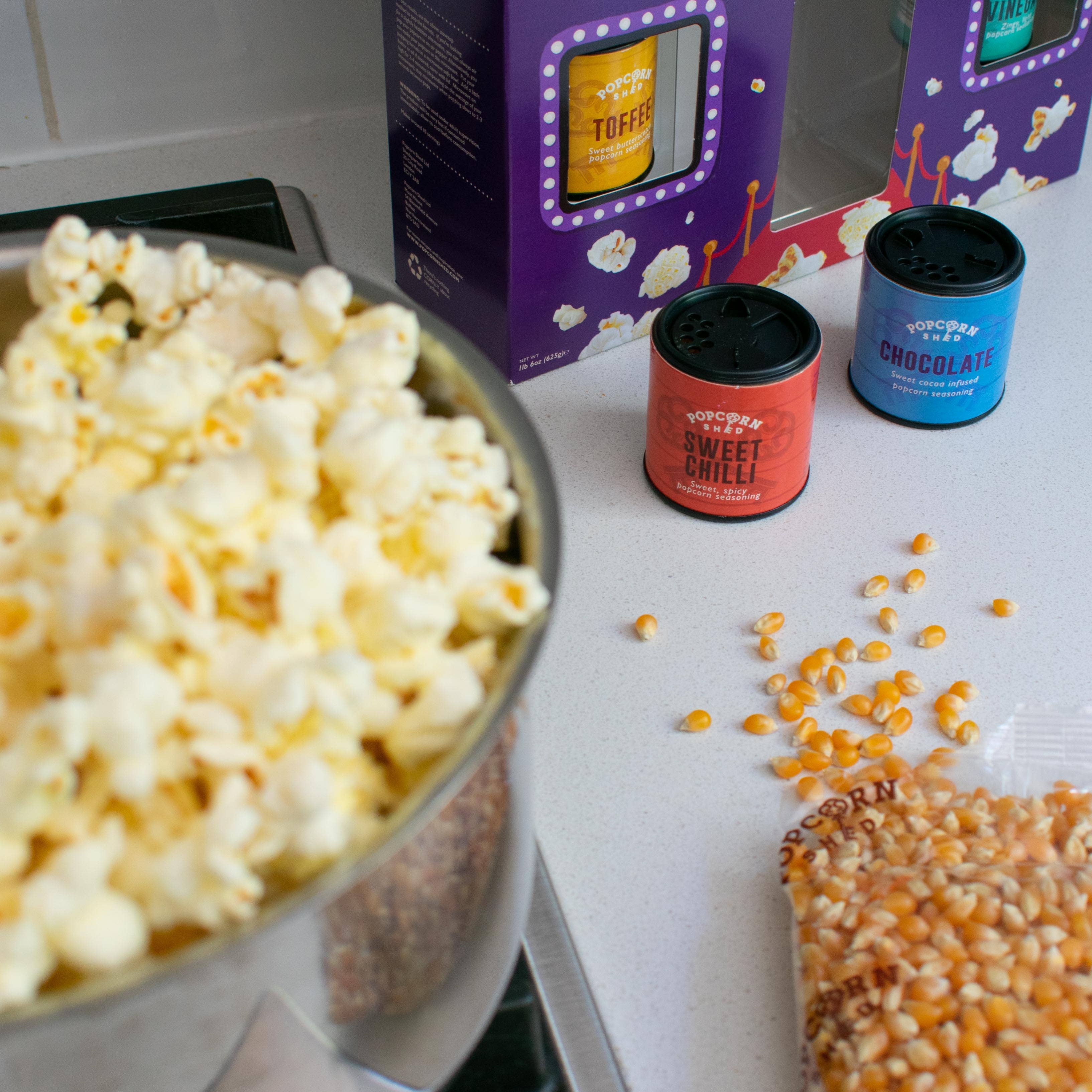 Popcorn Shed - Wholesale DIY Food Kit - Vegan DIY Movie Night Popcorn Seasoning Kit7