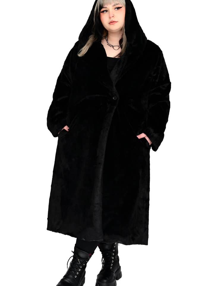 Foxblood - Wholesale Fur/Faux Fur Coat - Women's - Thora Faux Fur Coat1