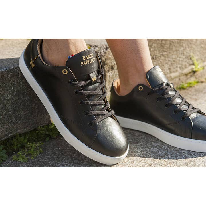 Sneaker-Schuh Baron Papillon Niedrig Schwarz für den Großhandel von Baron Papillon