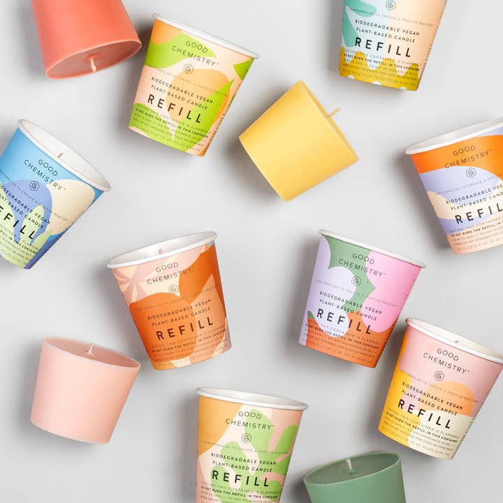 Good Chemistry - Wholesale Jar/Filled Candle - Sandalwood + Smile Biodegradable Candle Refill9