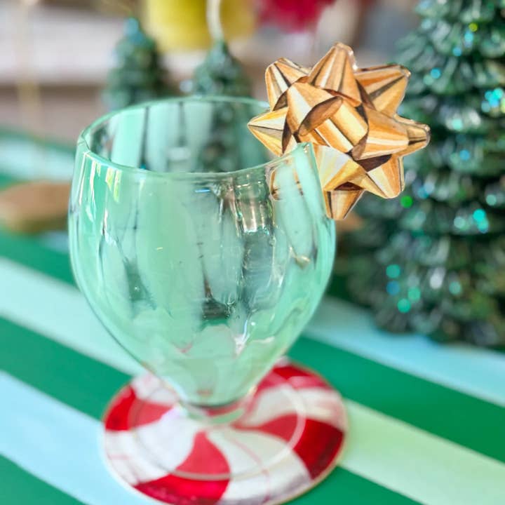 Classic Gold Bow Cocktail Charms for wholesale by Cami Monet