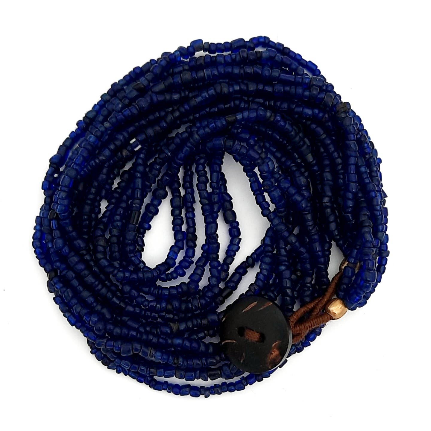 Koperberg - Vendita all'ingrosso Collane di perline/perle - Collana artigianale Bonda con perline di vetro riciclate8