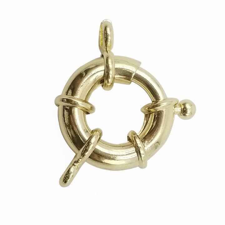 Beads Creation - Wholesale Clasp - Sailor's Clasp, Large Spring Ring Clasp, CL445