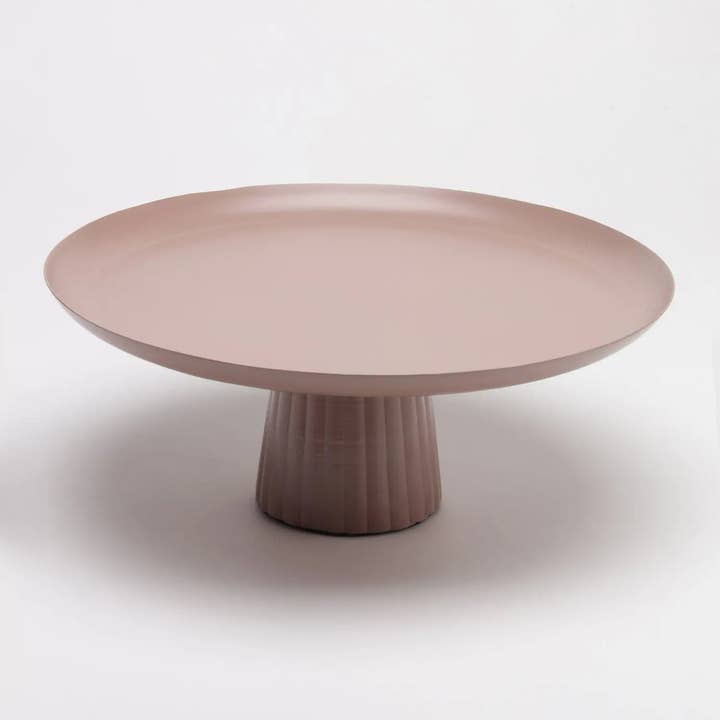 Casa Amarosa - Wholesale Cake Stand - Avisa Cake Stand-Dusty Pink, 9.44 Inches1