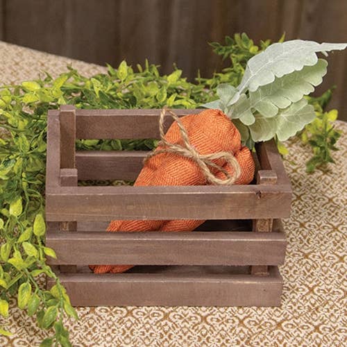 Bright Ideas - Vente Décorations de table - Lot de 3 carottes en tissu orange à chevrons2