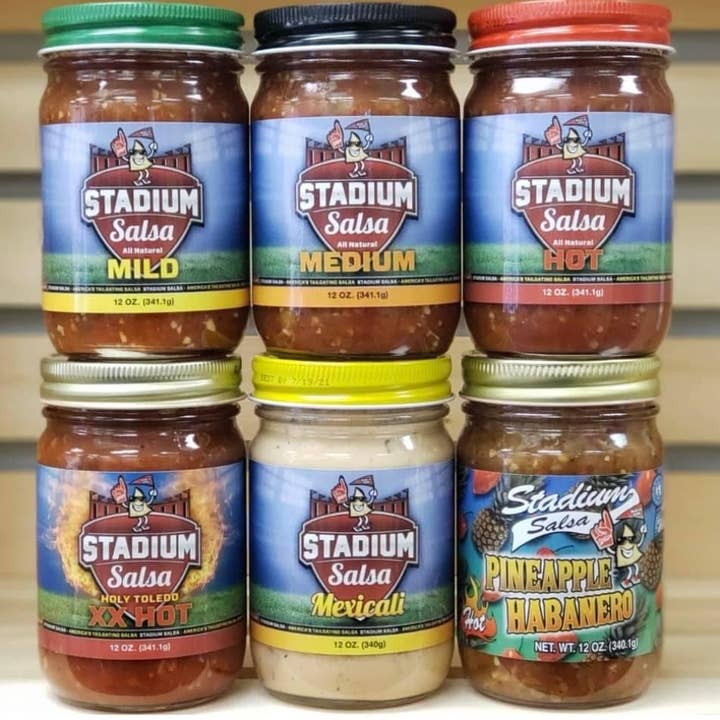 Stadium Salsa LLC - Wholesale Salsa - 12 oz Holy Toledo XXHot Salsa