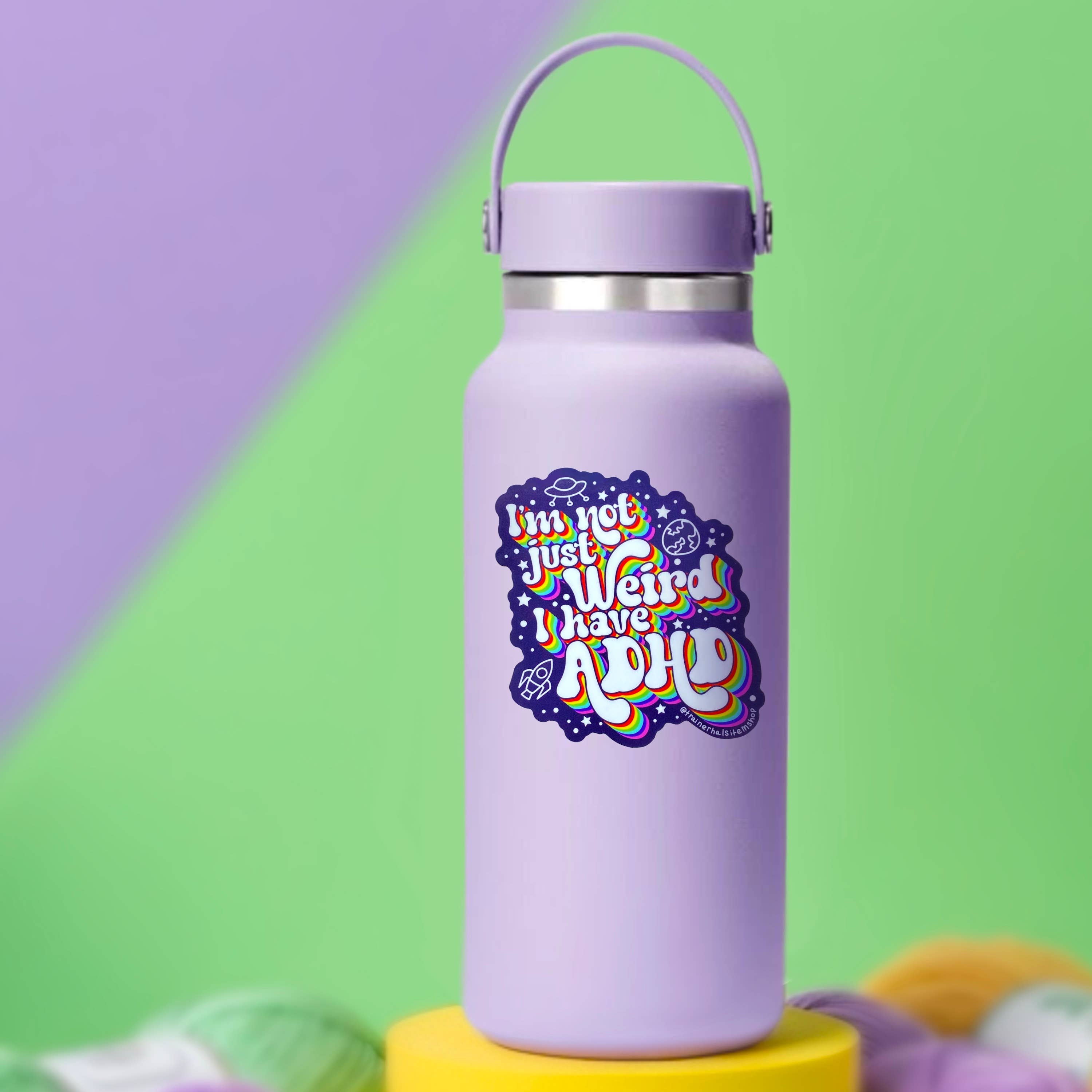 Trainer Hal’s Item Shop - Vente Autocollant - Autocollant Fierté TDAH | Sensibilisation Affirmative à la Neurodiversité1