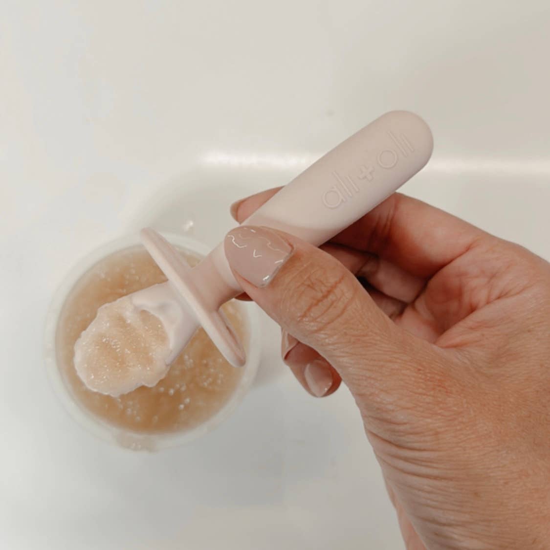 Ali+Oli - Wholesale Flatware Set - Kids & Baby - Ali+Oli (3-pc) Multi Stage Spoon Set for Baby (Blush) 6m+5