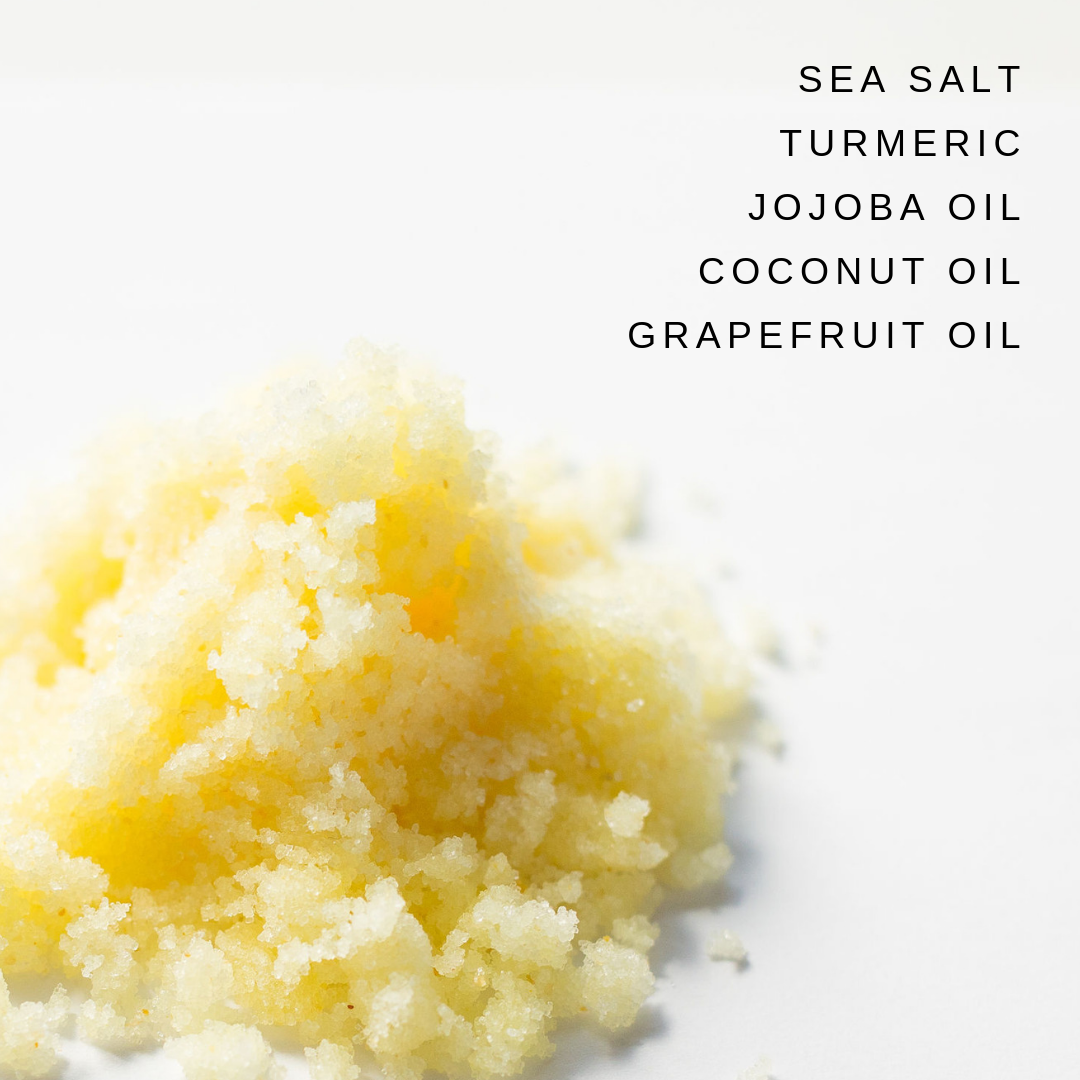 PURE SOL. - Wholesale Body Scrub/Exfoliant - Smooth Sailing - Turmeric Salt Body Scrub1
