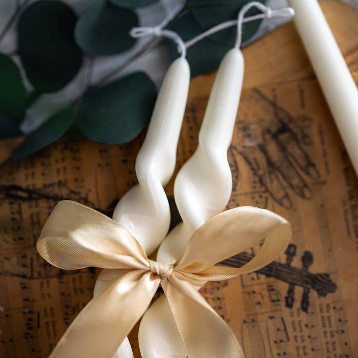 MySunshineCandless - Wholesale Tapered Candle/Candlestick - Twisted Spiral Candle /Taper Candles /Dinner Table/Weeding1