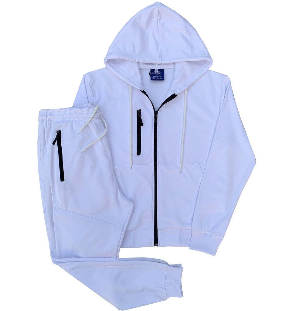 Royal Threads – Engroshandel Træningsdragt – til mænd – Mænds 2-delt Jogger stil Fleece Sweatsuit10