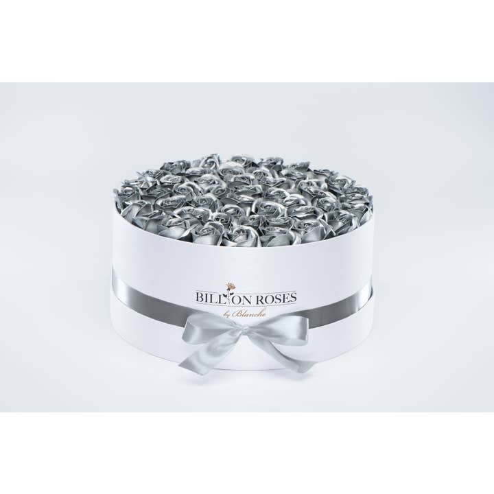 Billion Roses by Blanche - Wholesale Artificial Flowers - Große und Weiße Box mit Ewigen Rosen32