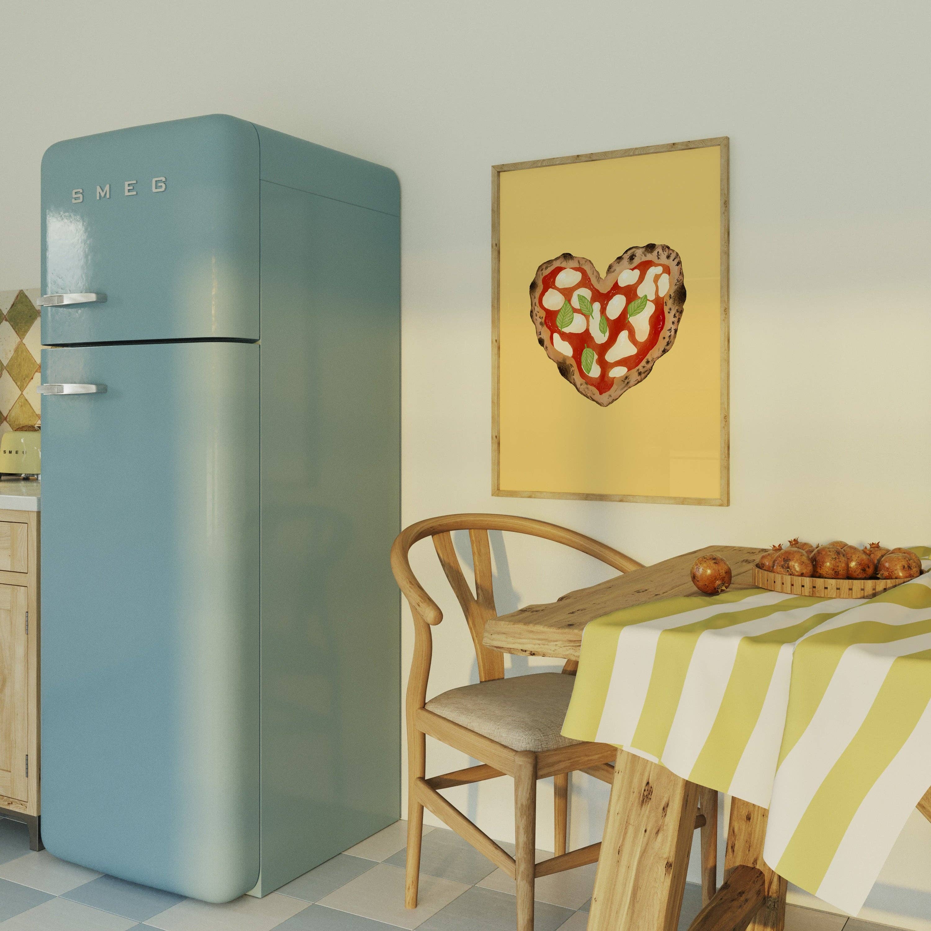 Studio Dolci – wholesale Poster – POSTER PIZZA HEART LIGHT YELLOW5