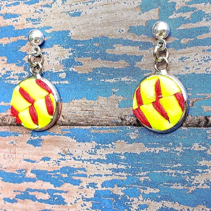 Home Run Accessories - Venta al por mayor Pendientes colgantes - Pendientes colgantes de sóftbol auténtico, pendientes de sóftbol y béisbol1
