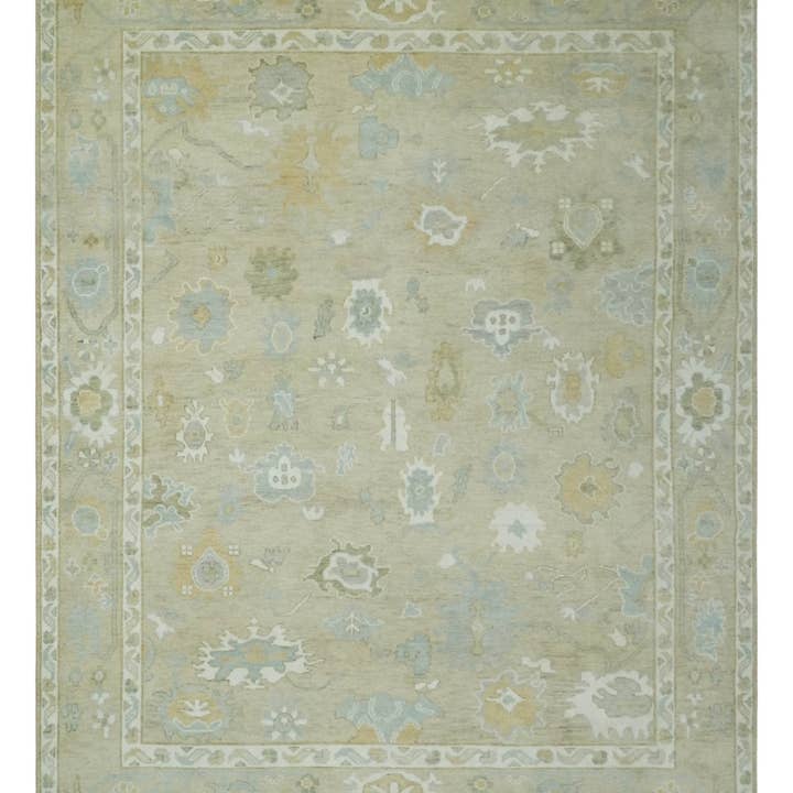 The Rug Decor, Inc. - Wholesale Area Rug - Custom Made Earthy Hand Knotted Beige and Ivory Traditional Multi Size Wool Area Rug