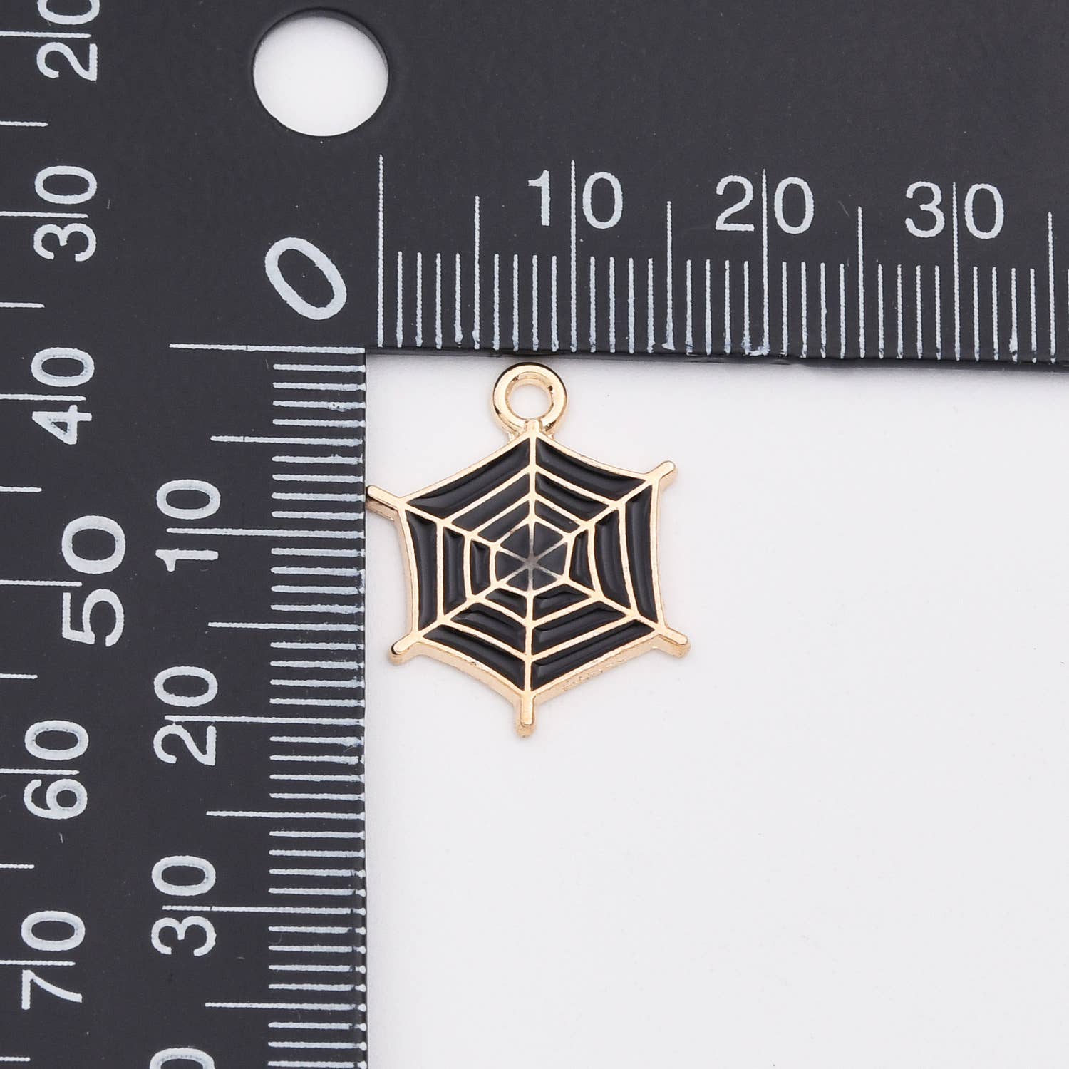 findings4uGem – wholesale Hänge-/berlockhalsband – Guldpläterad Emalj Halloween Fint Berlockhänge, CP215045