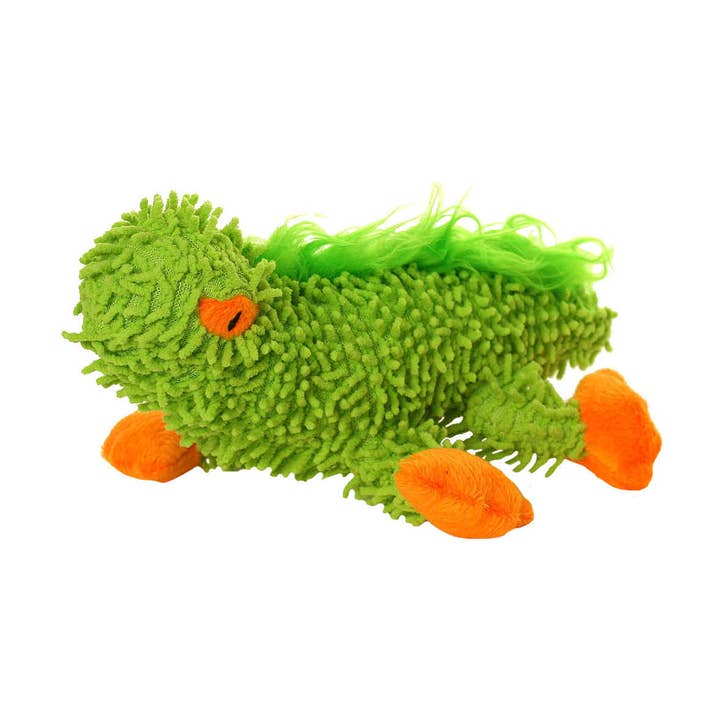Mighty Jr Micro Fiber Lizard, duurzaam, piepend hondenspeelgoed voor wholesale door Tuffy Dog Toys - VIP Products