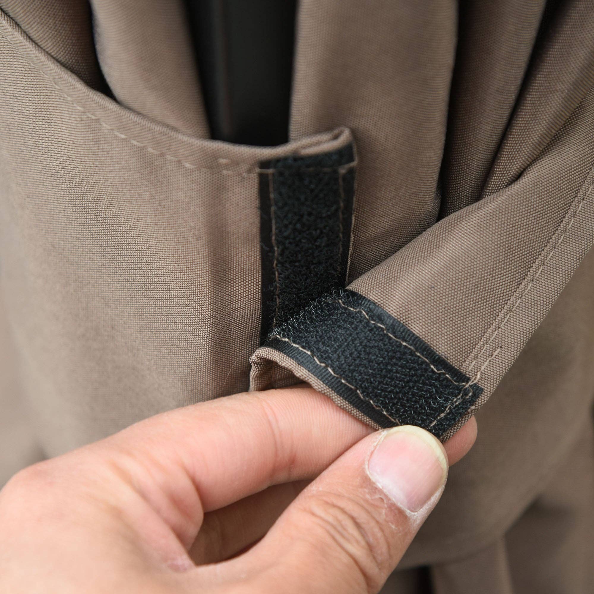 39F Inc. - Wholesale Outdoor Ornament/Decor - 10x12ft Gazebo Sidewall Curtain Set with Hooks Brown8