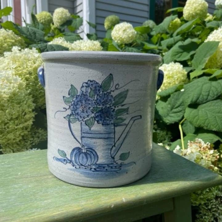 Crock de 2 galones - Fall Garden para venta al por mayor de Rowe Pottery