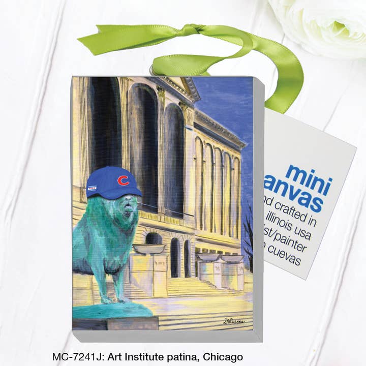Art Institute Patina, Chicago, Mini Canvas (MC-7241J) for wholesale by Printed Canvas