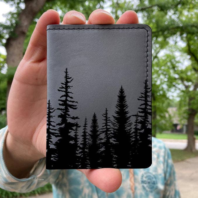 backerton - Wholesale Wallet - Men's - Aspen Trees - Printmaker Vert Bifold1
