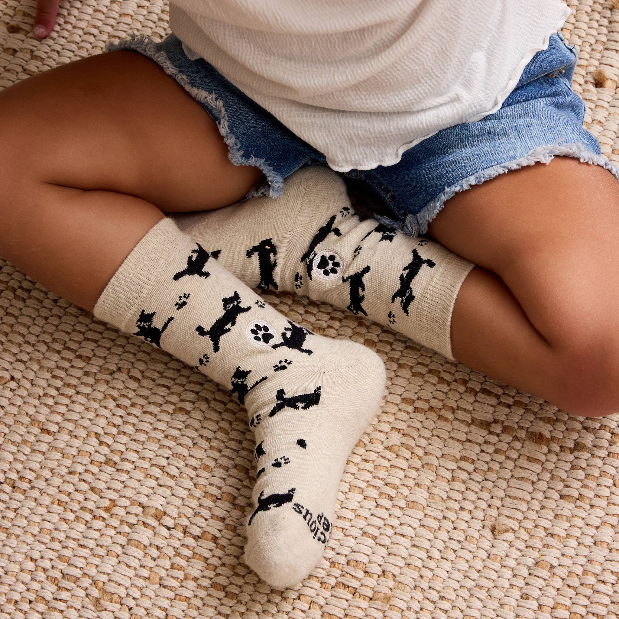 Conscious Step - Vente Chaussettes – enfant - Chaussettes pour enfants qui sauvent les chats (chats beiges)6