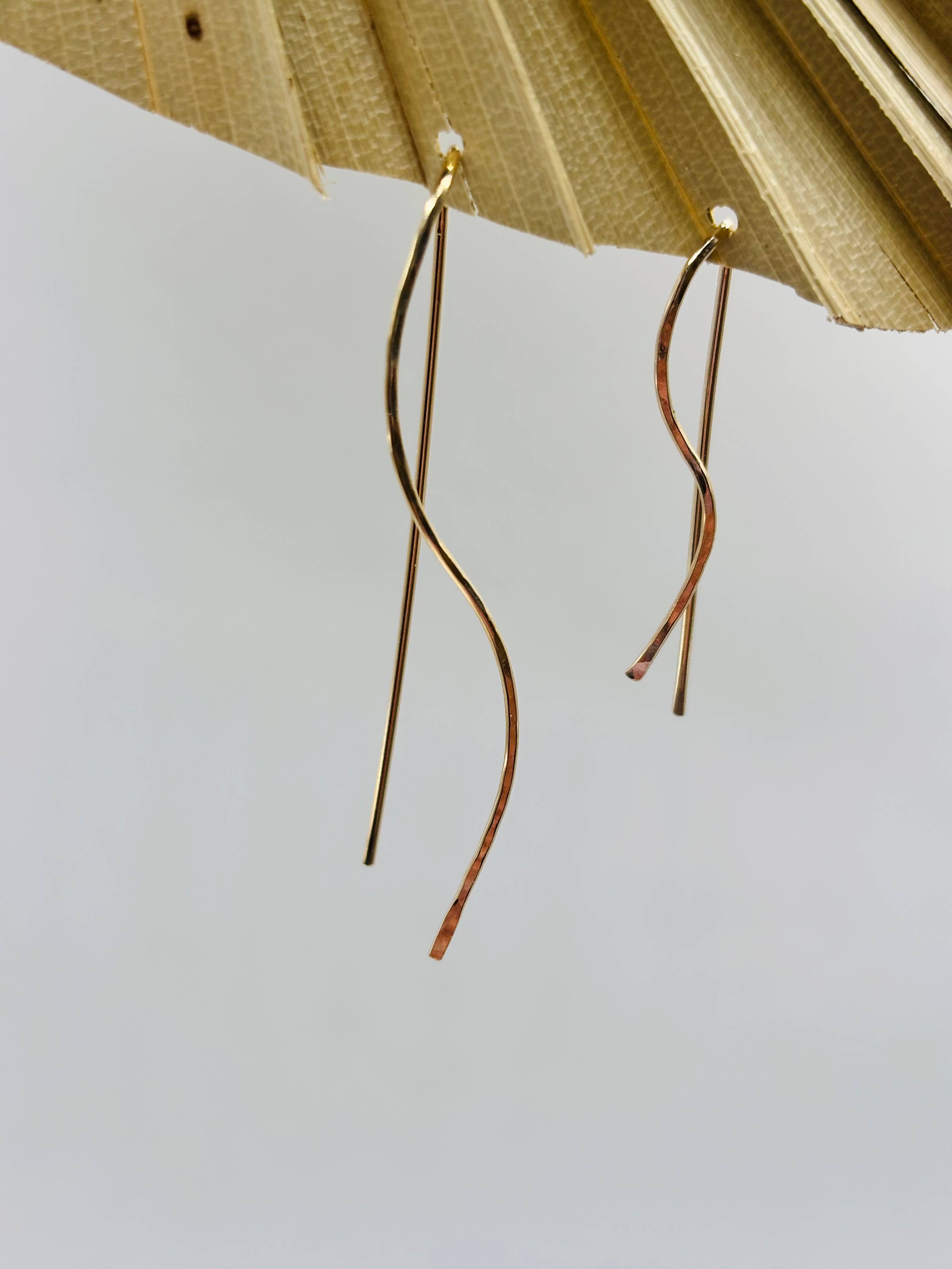 Rachel Renee Jewelry - Wholesale Dangle Earrings - FLORA Mini Tendril Threaders and Ear Climbers 10