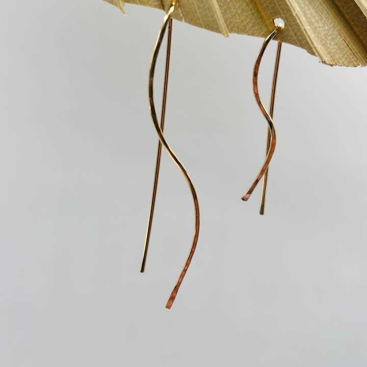 Rachel Renee Jewelry - Wholesale Dangle Earrings - FLORA Mini Tendril Threaders and Ear Climbers 10