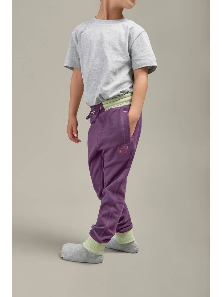 Grass & Air - Wholesale Athletic Sweatpants/Joggers - Kids - Amethyst Kids' Purple Joggers1